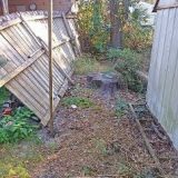 Wood fence Auburndale Before