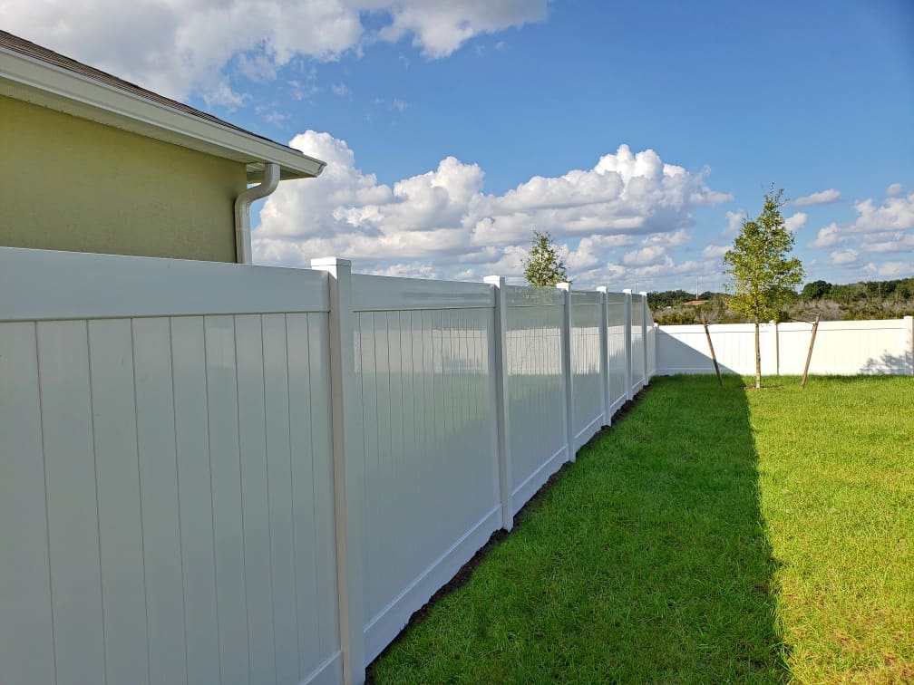 White Vinyl Fence Kissimmee Fence Outlet