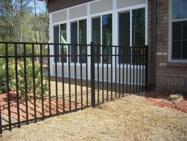 4'H Black Sterling Aluminum Fence
