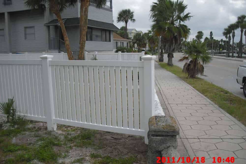 Vinyl Semi-Privacy Fence