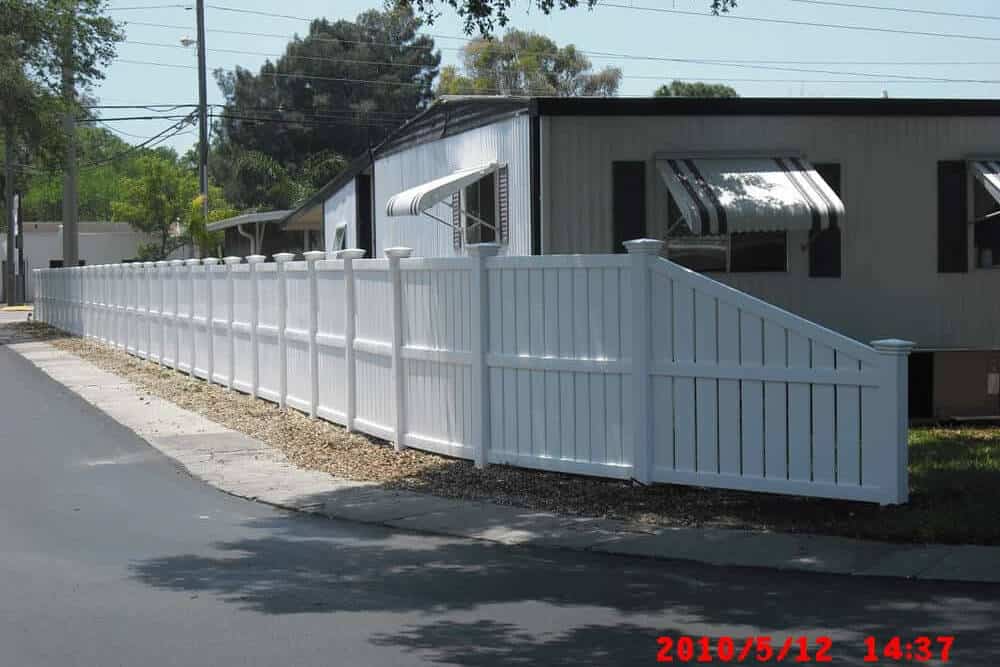 Vinyl Semi-Privacy Fence