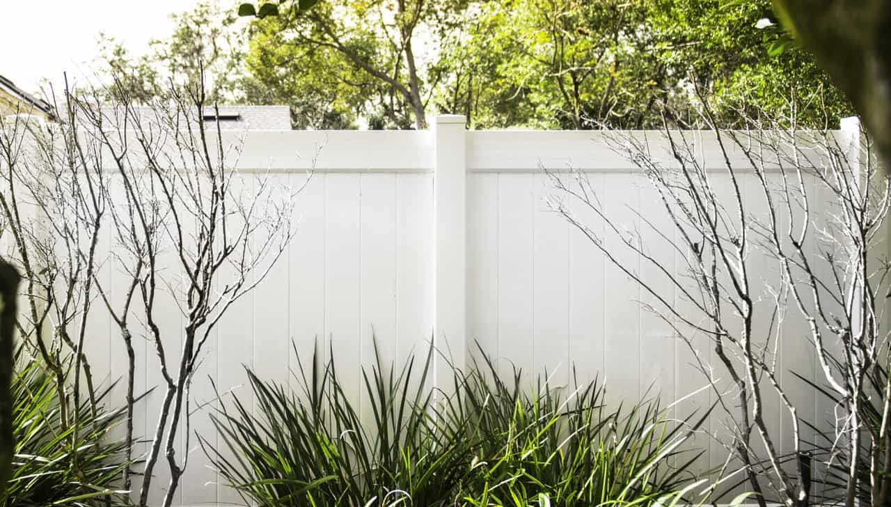 grenville fence company white vinyl fence