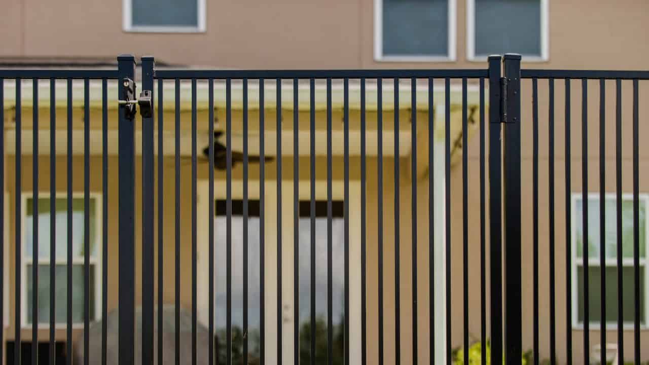 Folsom fence company black aluminum fence