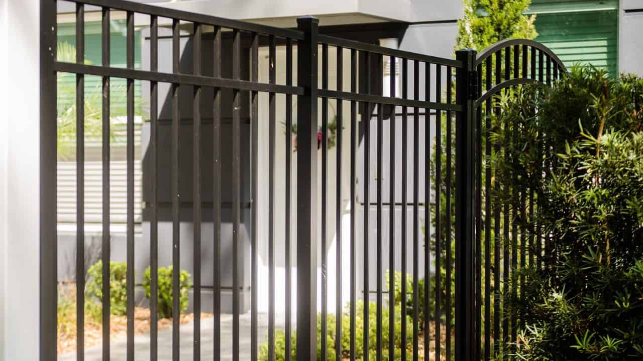 Black Aluminum Fence