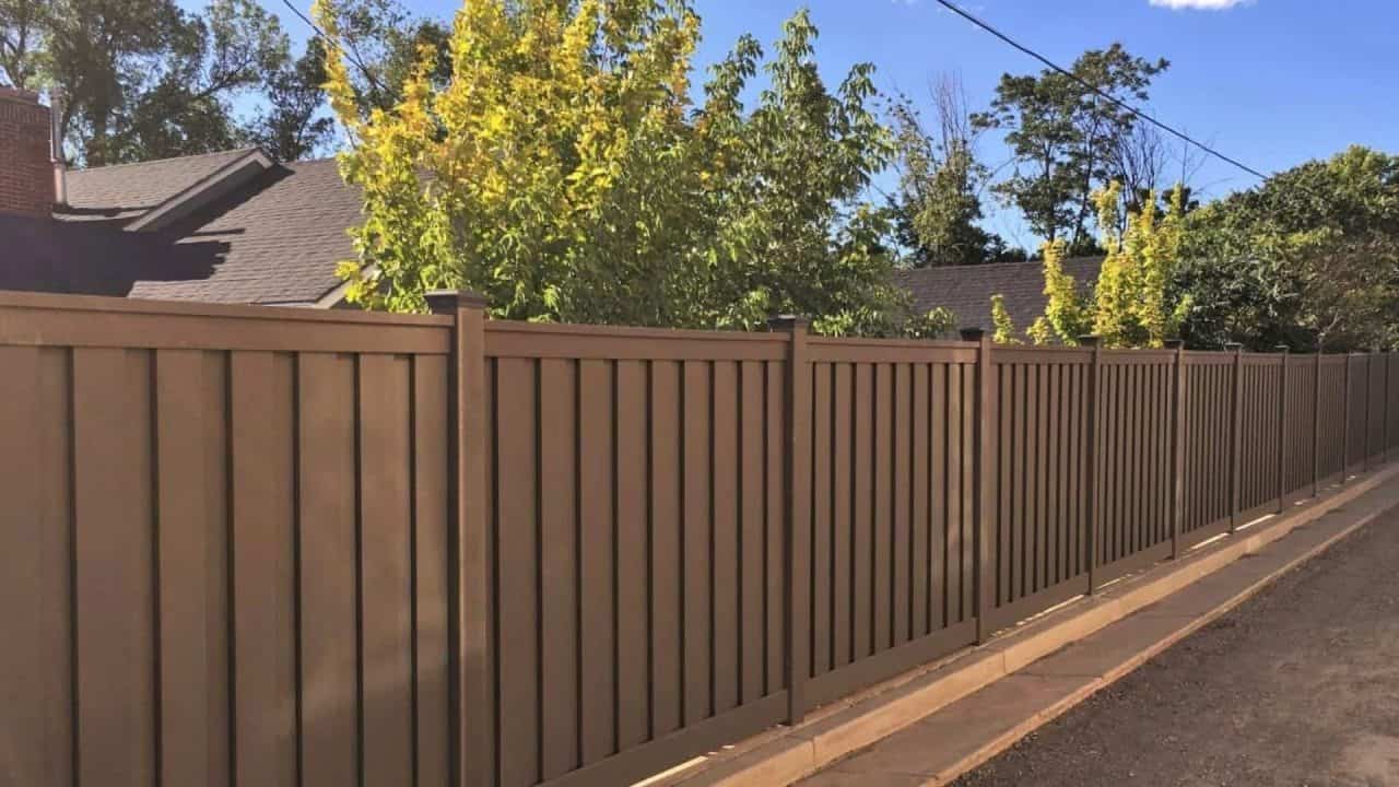 Trex Fence near trees