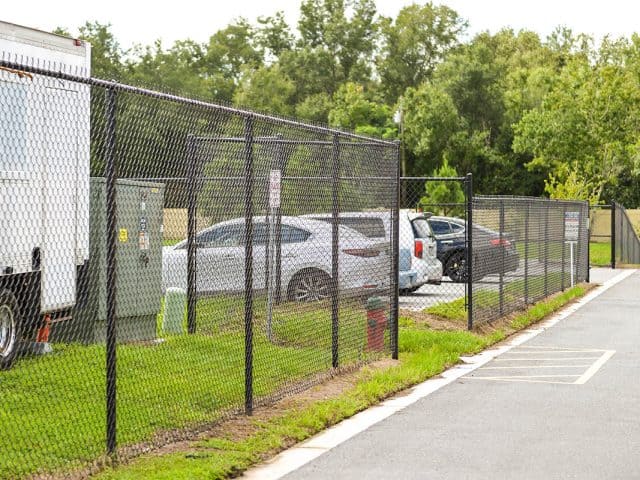 Chain Link Fence – Commercial Black 7