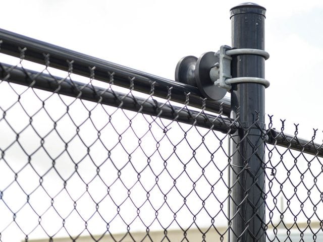 Chain Link Fence – Commercial Black 2