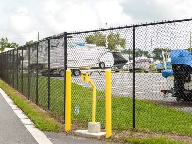 Chain Link Fence – Commercial Black 3
