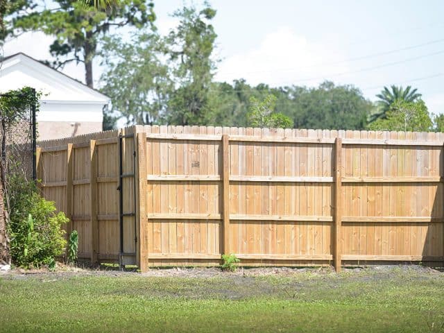 Stockade Wood Fence 15