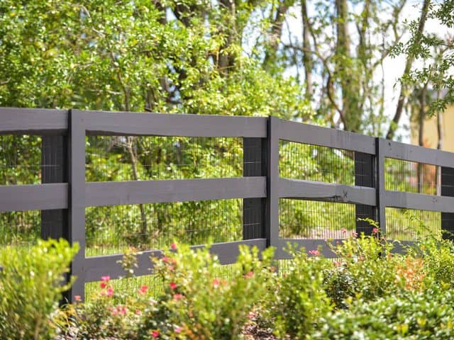 Hybrid Wood Fence 7