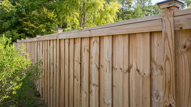 wooden fence installation. near me