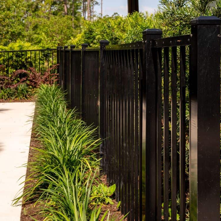 aluminum security fencing installation company