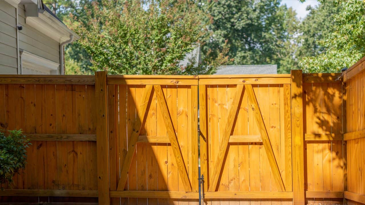 residential wood fence styles