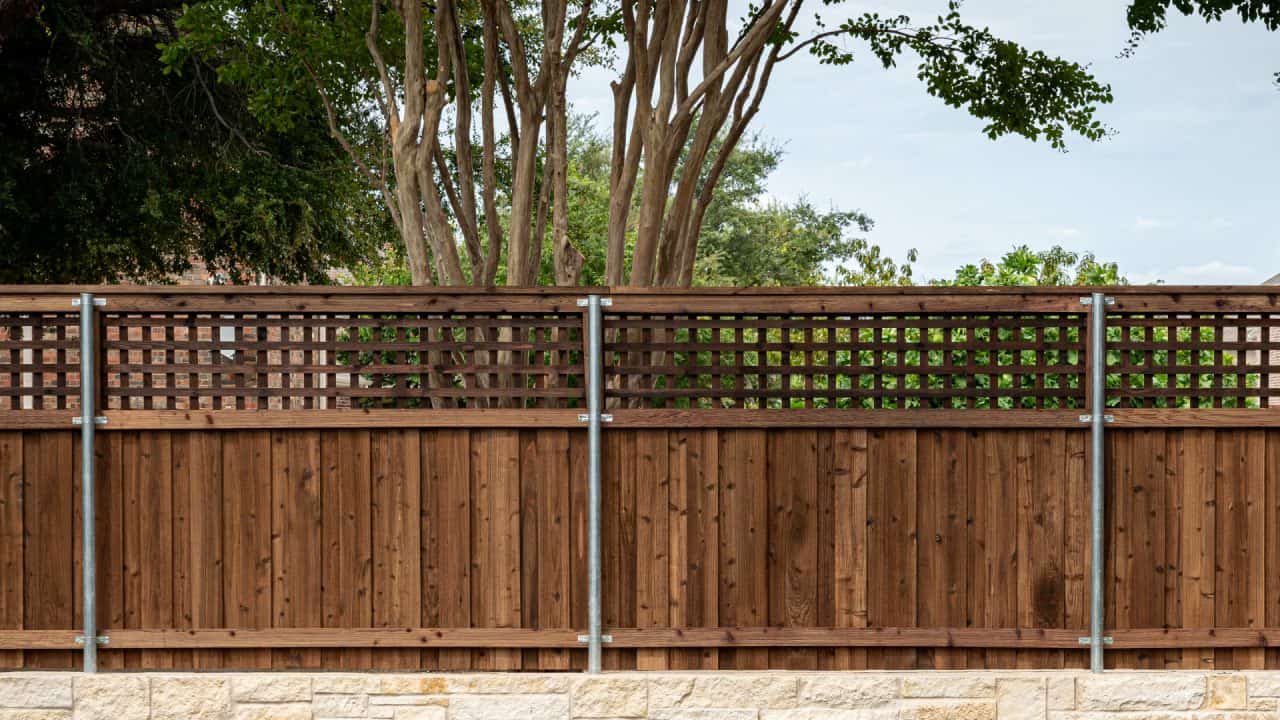 wooden fence dark stained wooden fence panels wooden fence installation