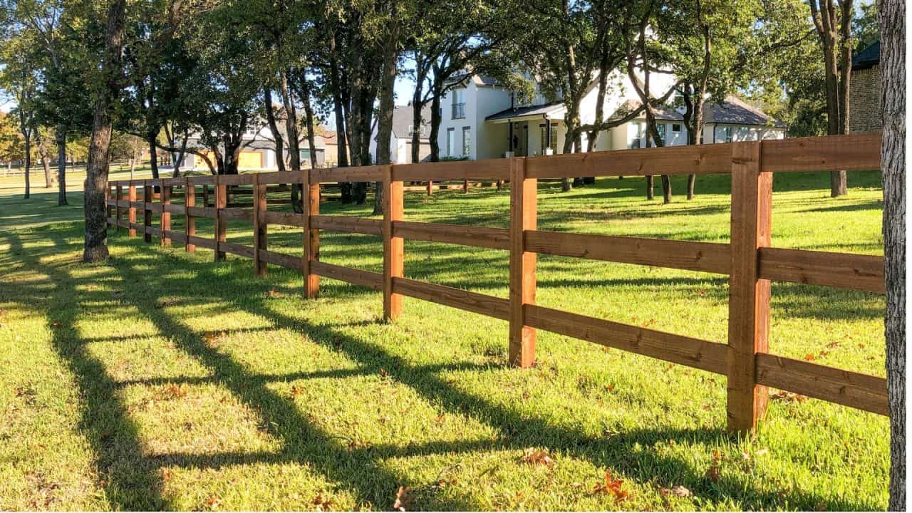 country fence styles