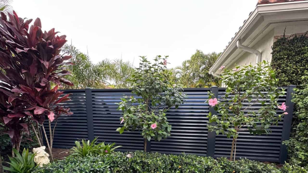 Residential security fencing in Florida