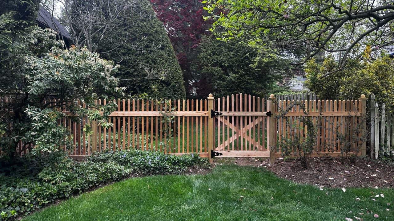 different cedar style fences
