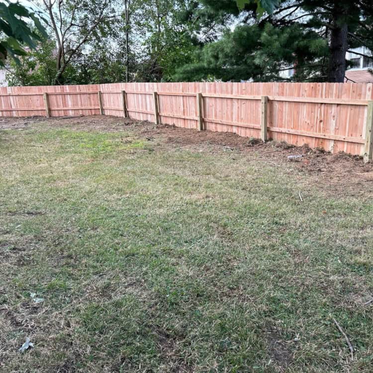 replacing fence