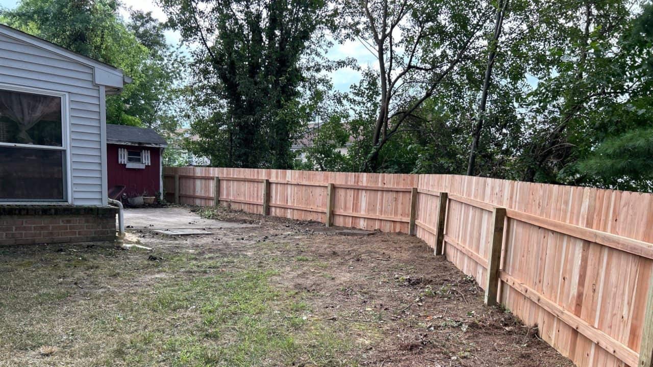 replacing fence