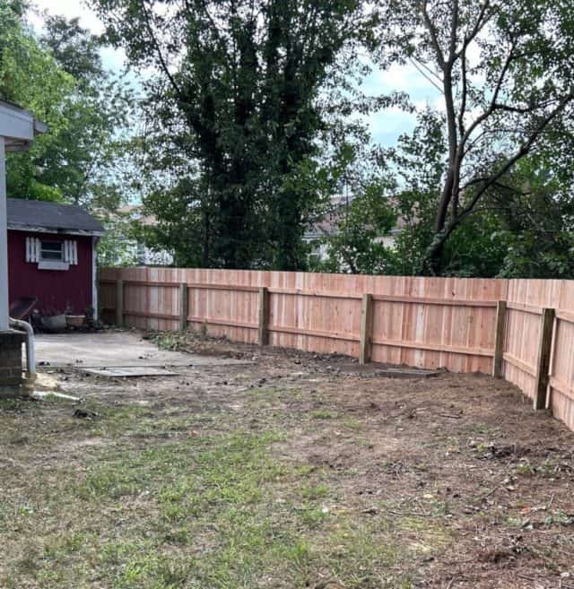 replacing fence