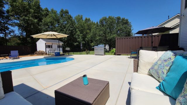 Innovative Matthews Fence Company Design Blends Trex Composite With Aluminum Fencing For Spectacular Results