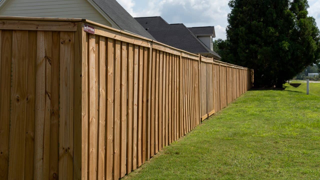 wooden fence