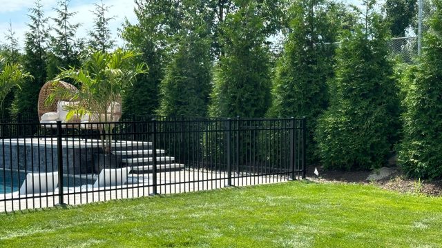 Latham fence builder aluminum fences