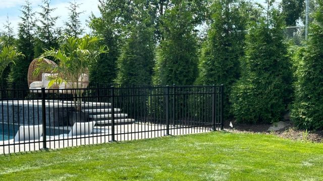 aluminum residential fences near me