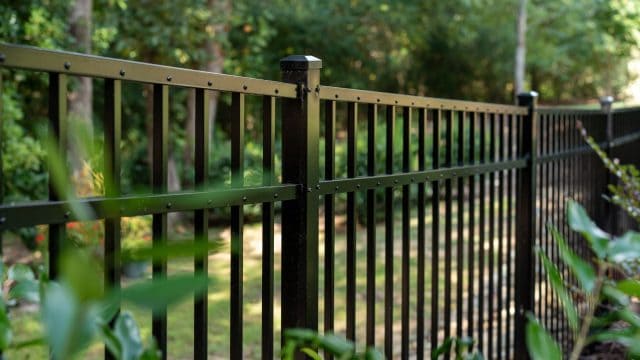 Puppy Picket fence aluminum