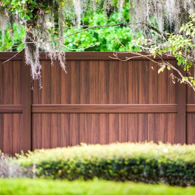 Polyvinyl chloride fence